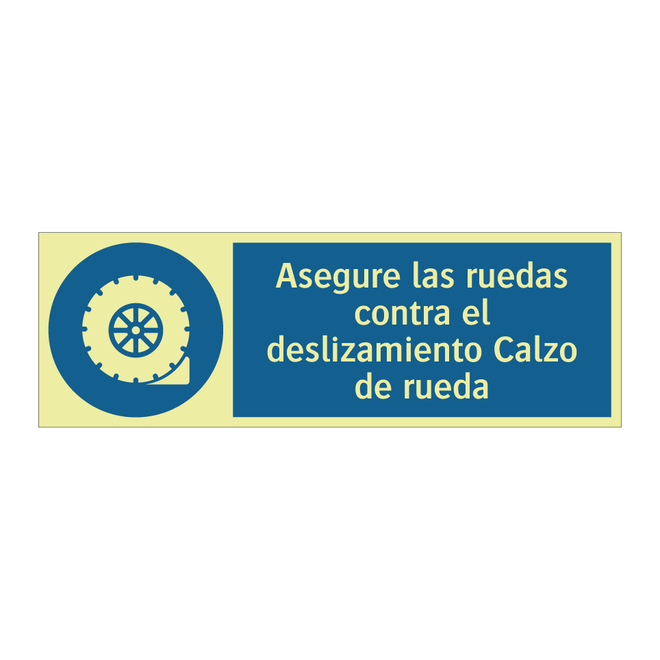 Asegure las ruedas contra el deslizamiento Calzo de rueda