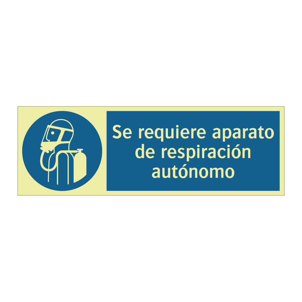 Se requiere aparato de respiración autónomo