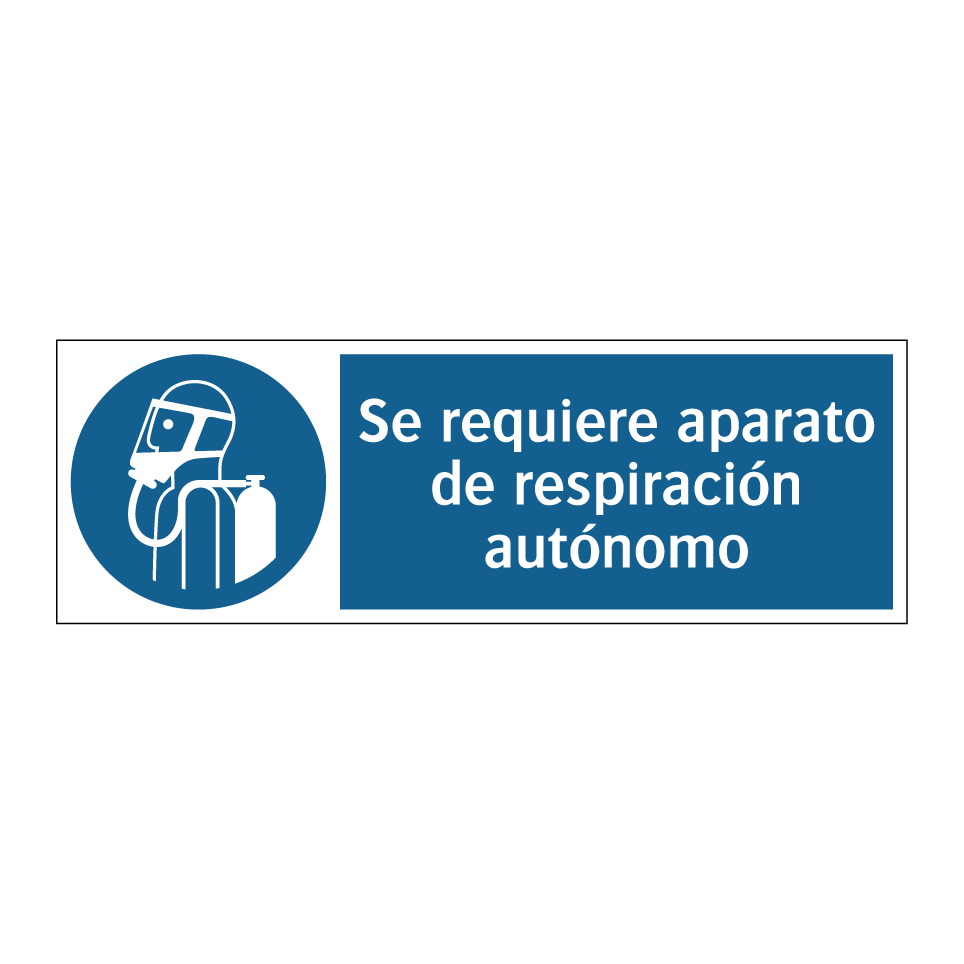 Se requiere aparato de respiración autónomo