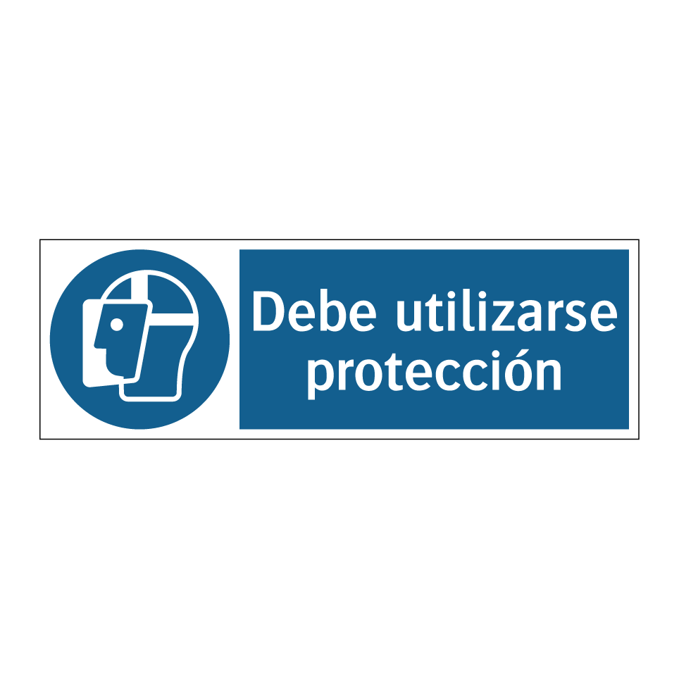 Debe utilizarse protección