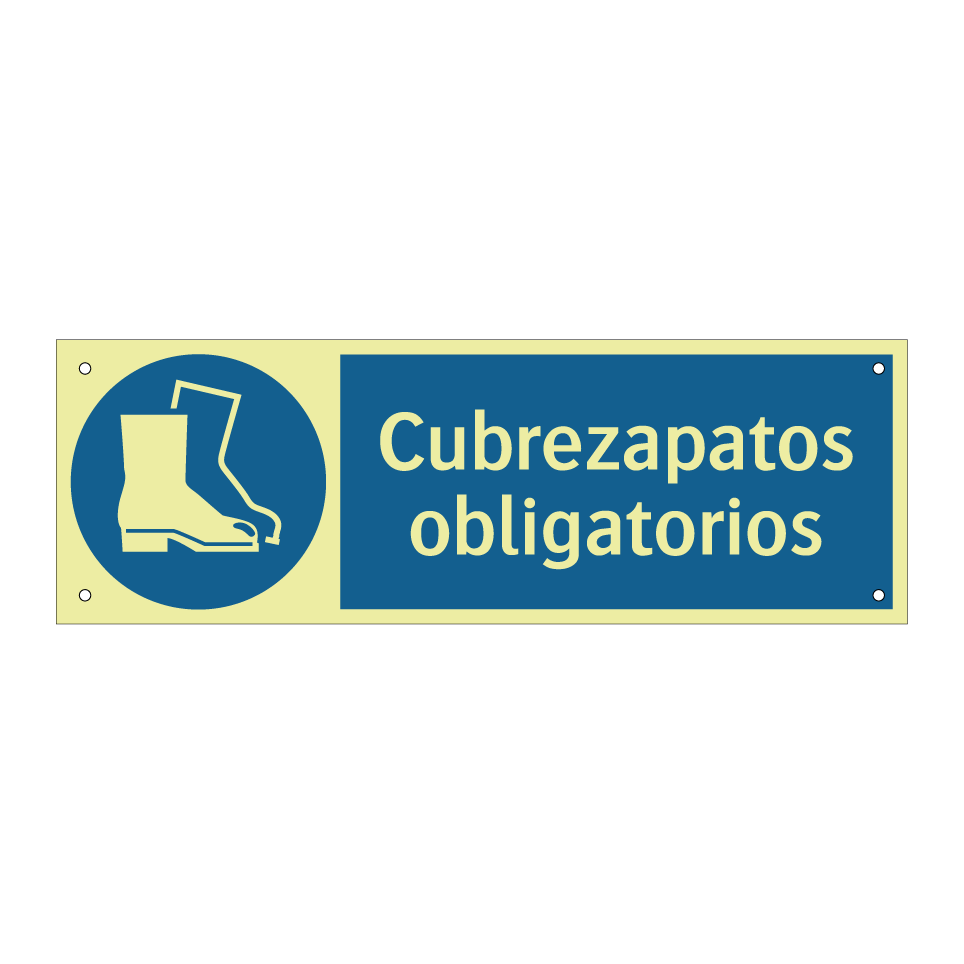 Cubrezapatos obligatorios