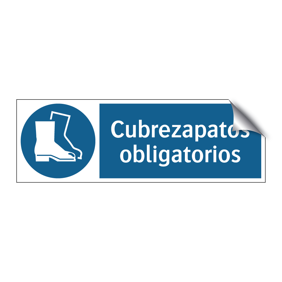 Cubrezapatos obligatorios