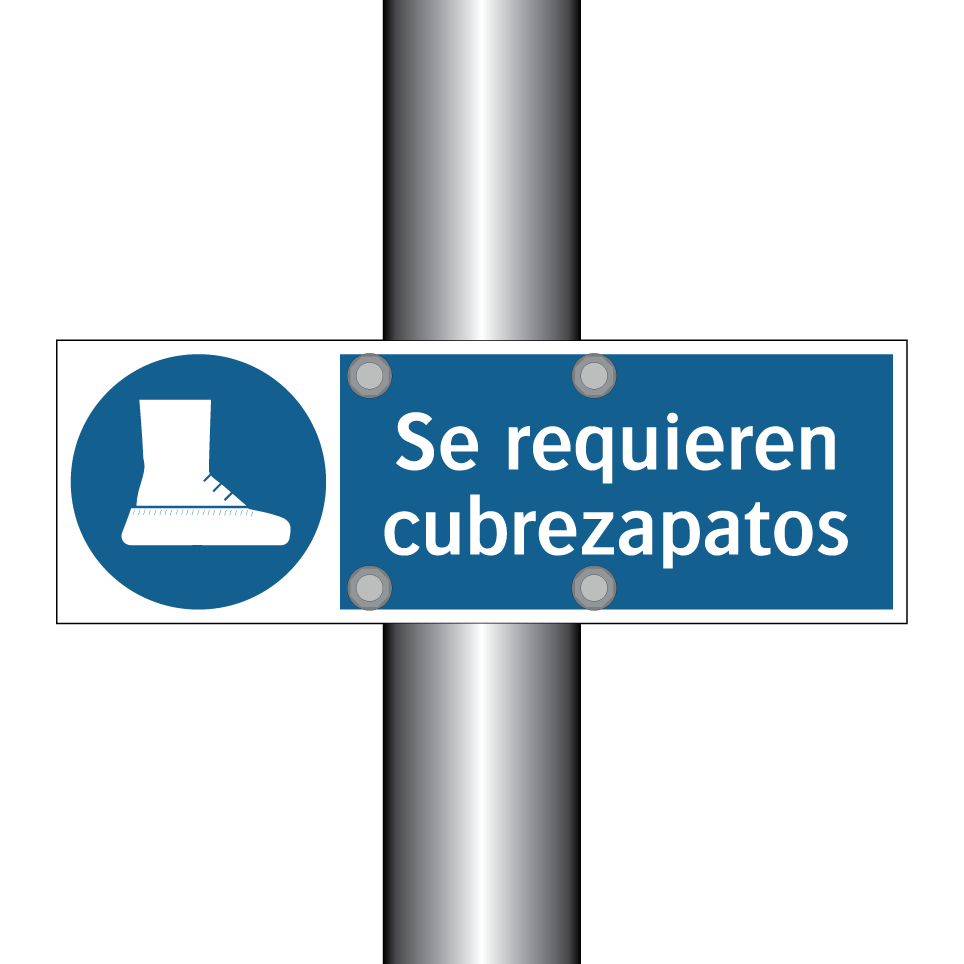 Se requieren cubrezapatos