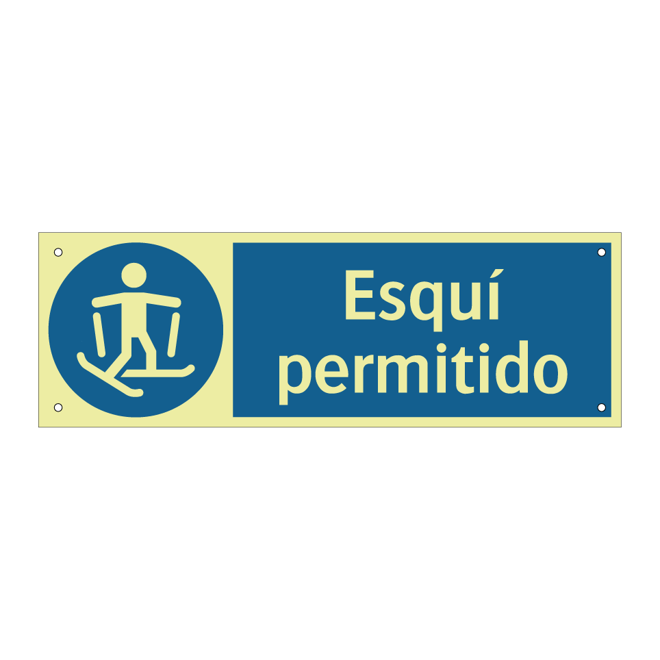 Esquí permitido