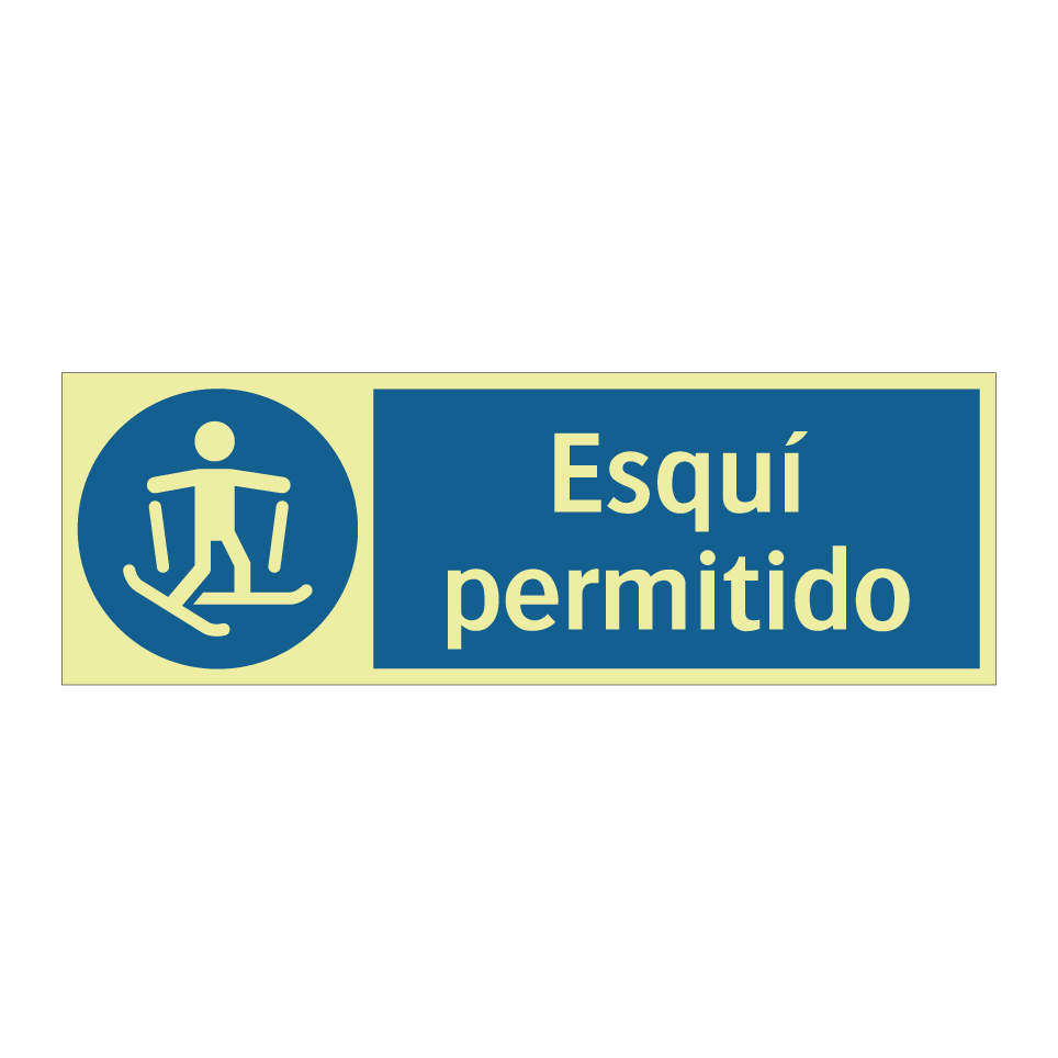 Esquí permitido