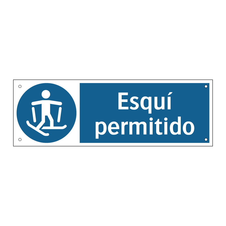 Esquí permitido