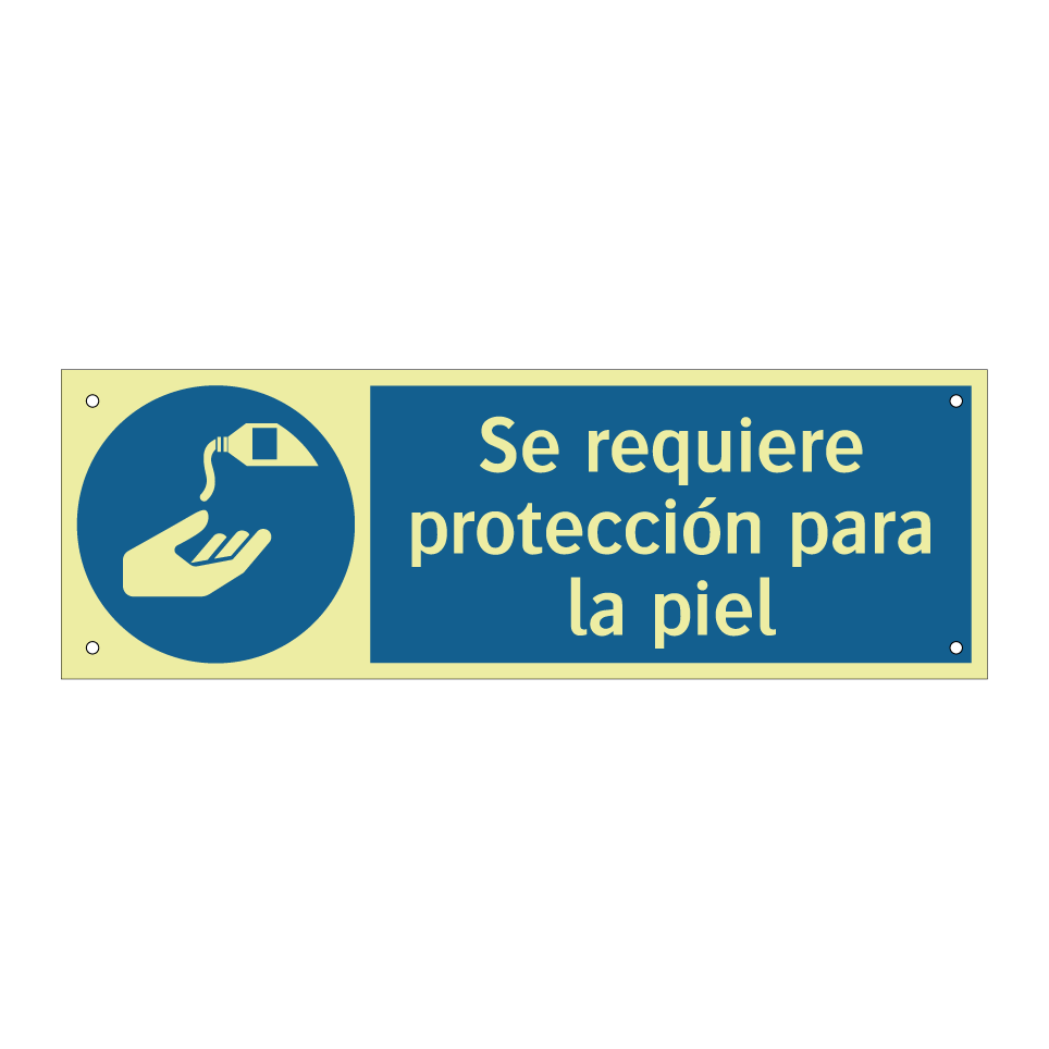 Se requiere protección para la piel