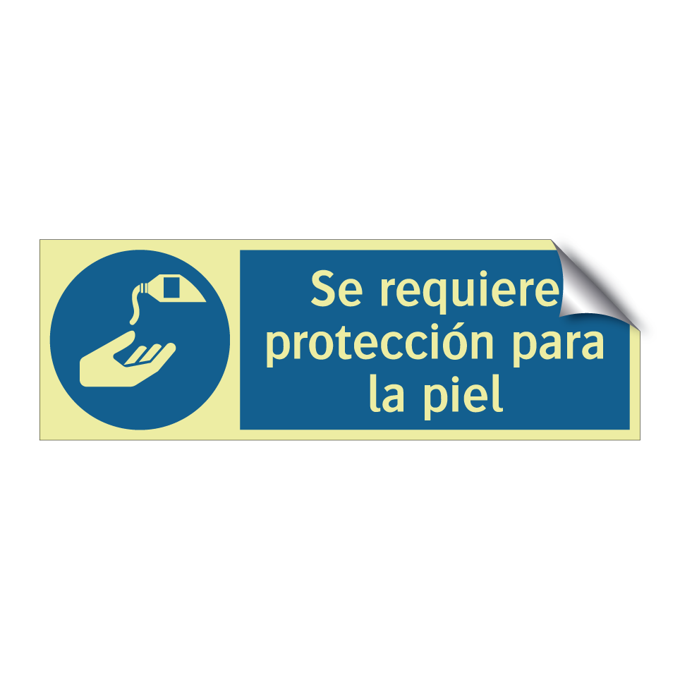 Se requiere protección para la piel