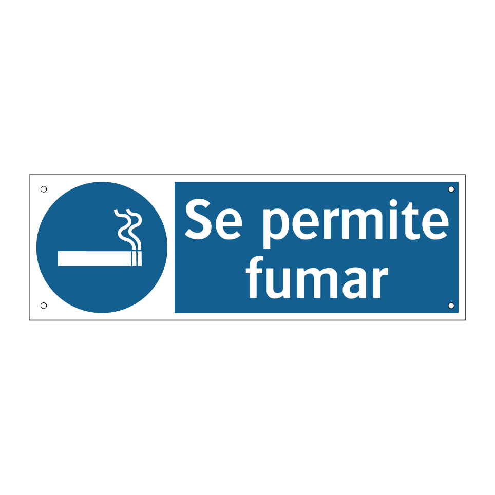 Se permite fumar
