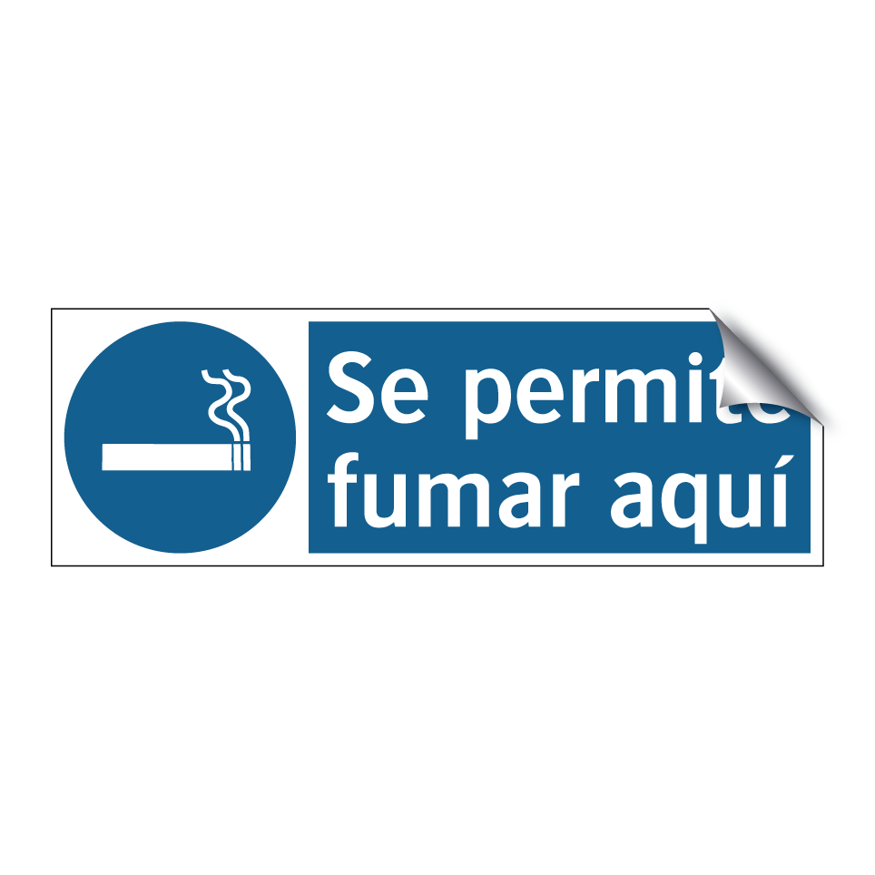Se permite fumar aquí
