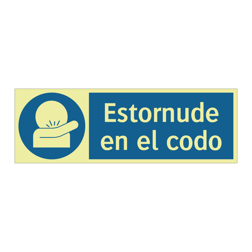 Estornude en el codo