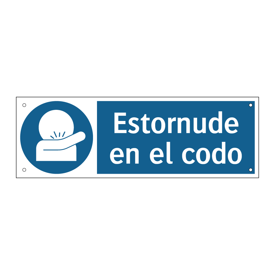 Estornude en el codo