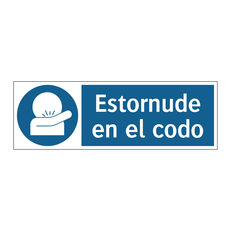 Estornude en el codo