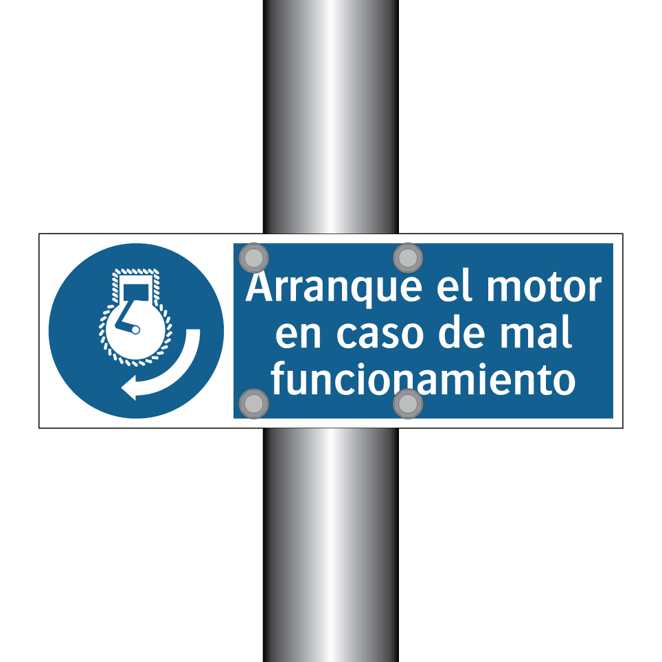 Arranque el motor en caso de mal funcionamiento