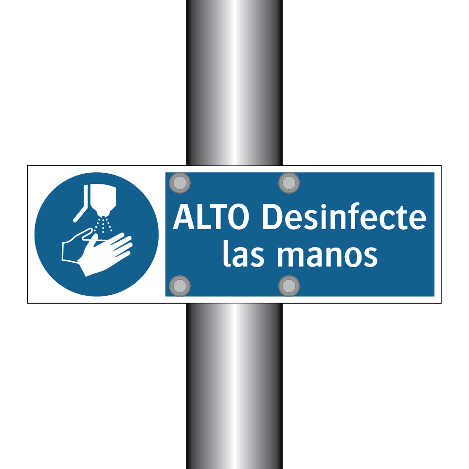 ALTO Desinfecte las manos