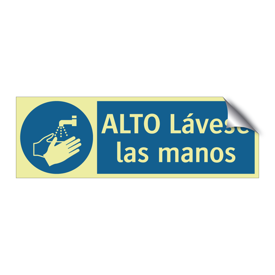 ALTO Lávese las manos