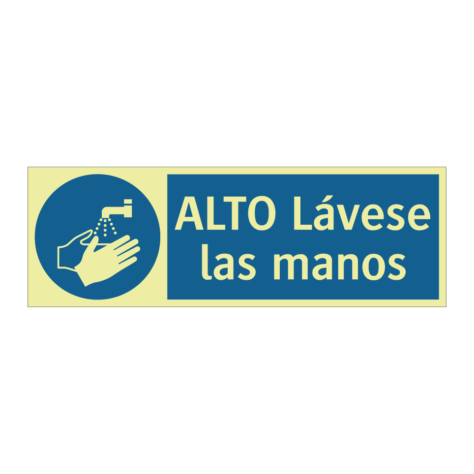 ALTO Lávese las manos