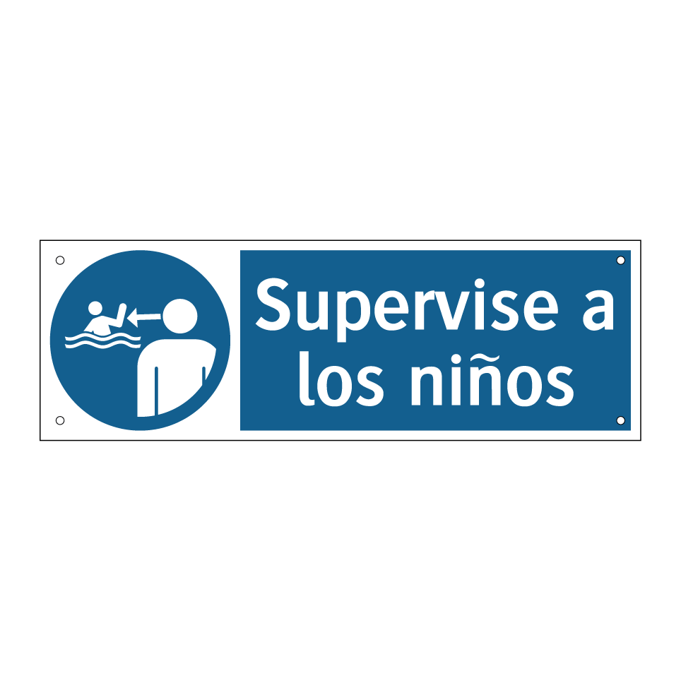 Supervise a los niños