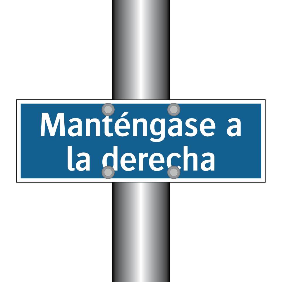 Manténgase a la derecha