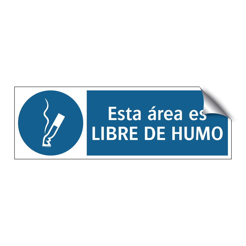 Esta área es LIBRE DE HUMO