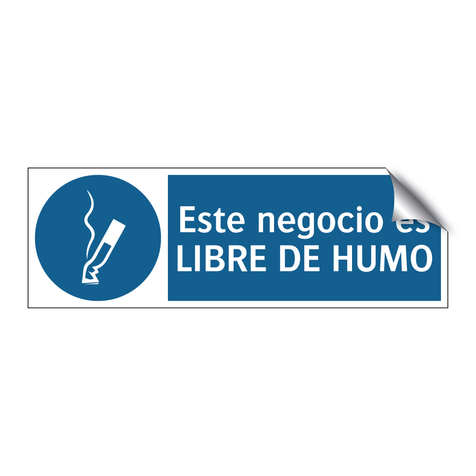 Este negocio es LIBRE DE HUMO