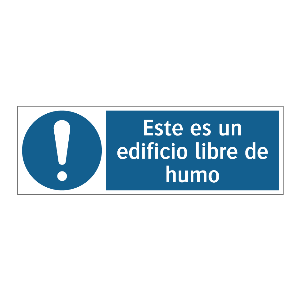 Este es un edificio libre de humo