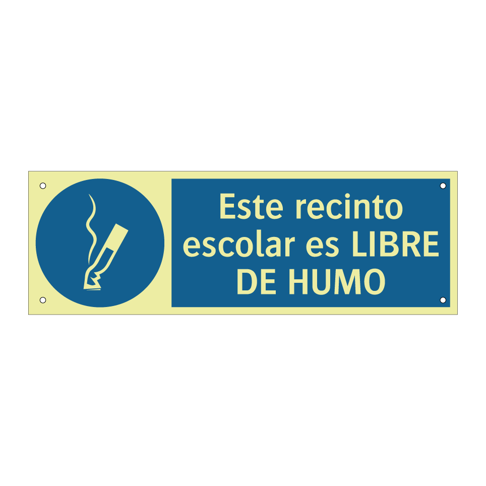 Este recinto escolar es LIBRE DE HUMO