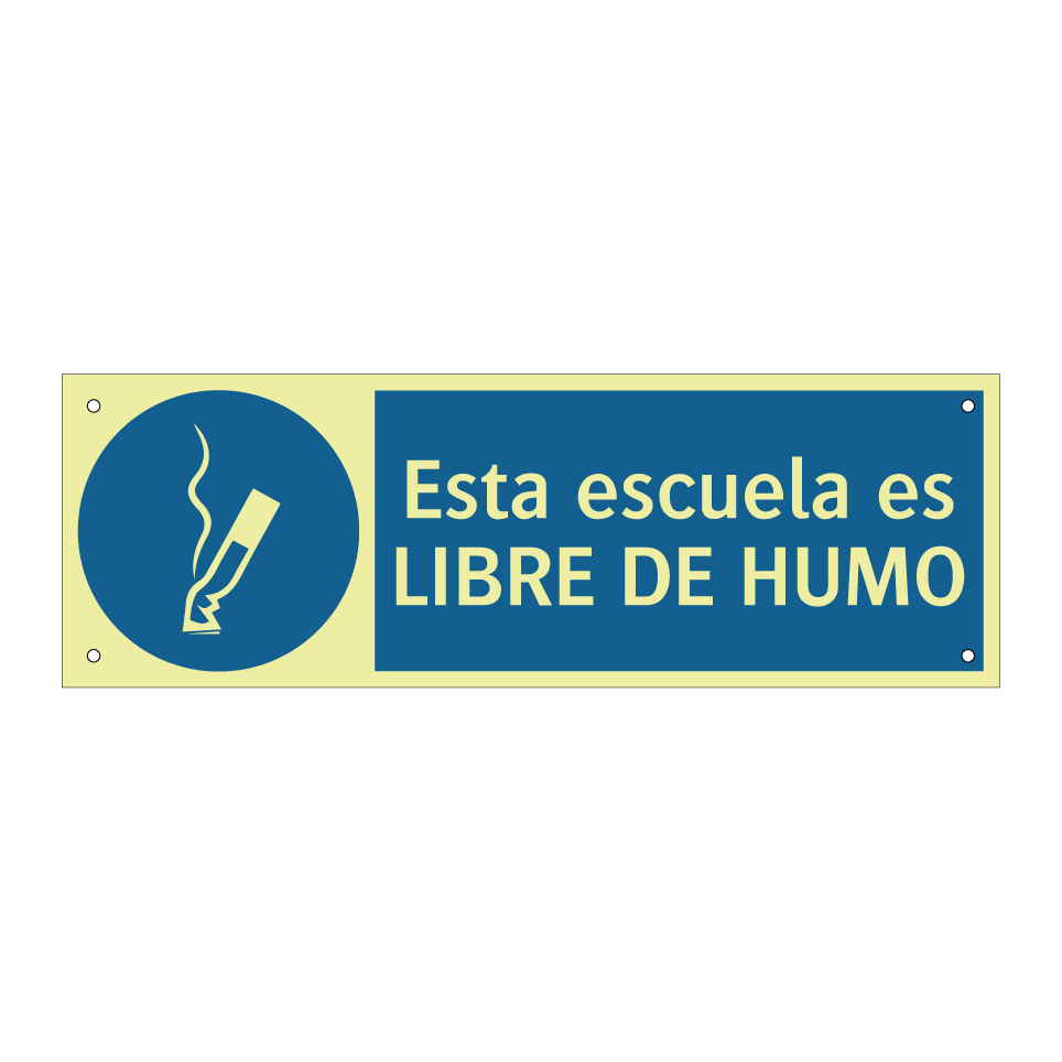 Esta escuela es LIBRE DE HUMO
