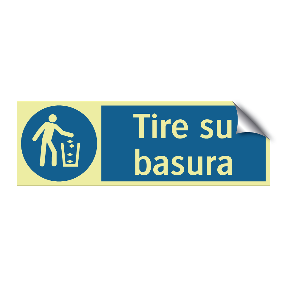 Tire su basura