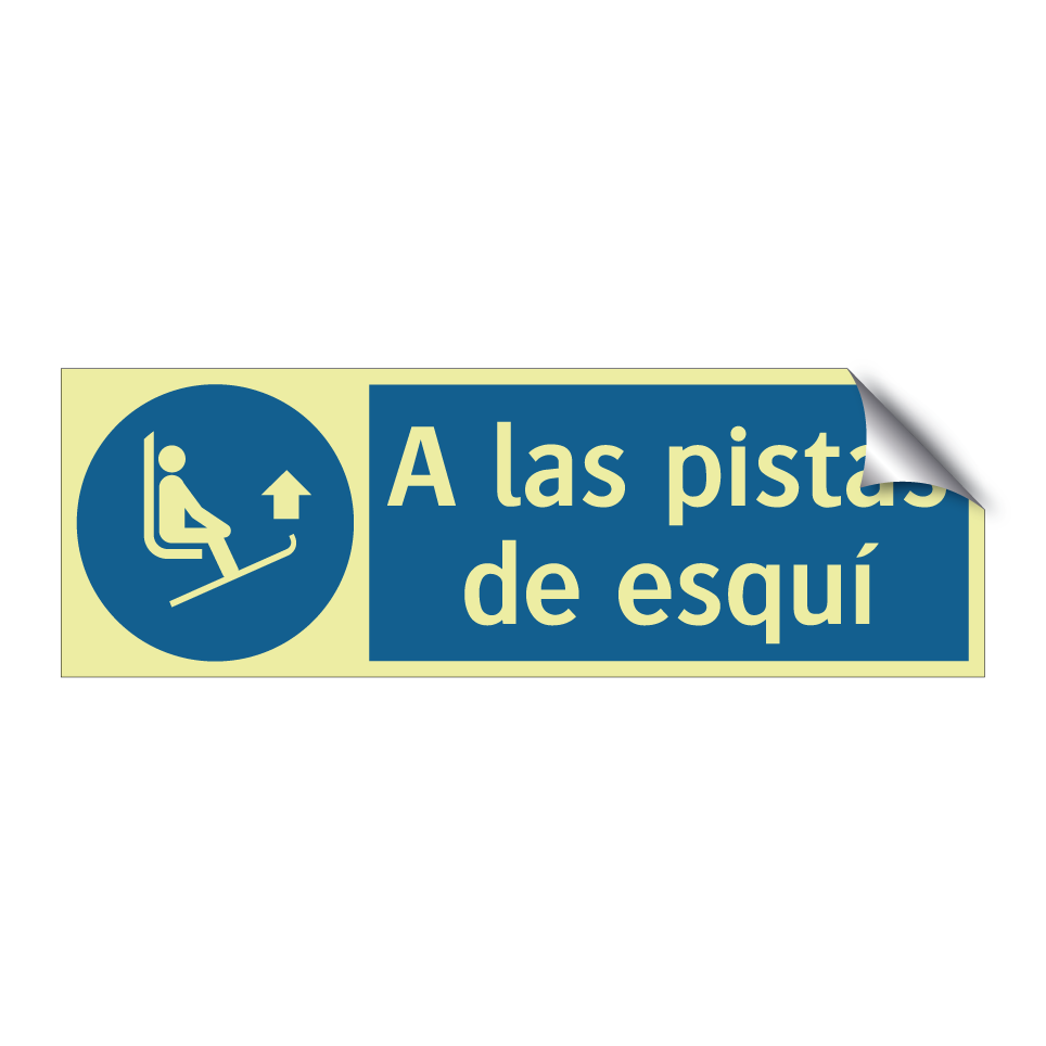 A las pistas de esquí
