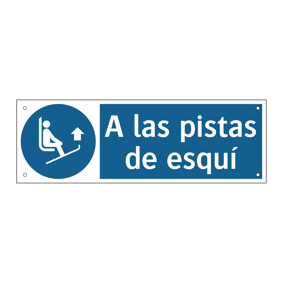 A las pistas de esquí