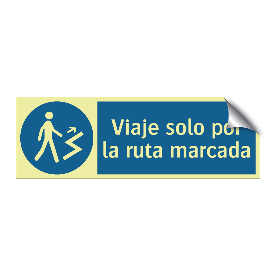 Viaje solo por la ruta marcada