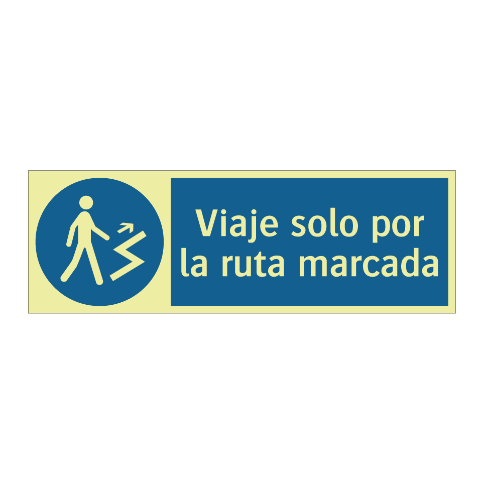 Viaje solo por la ruta marcada