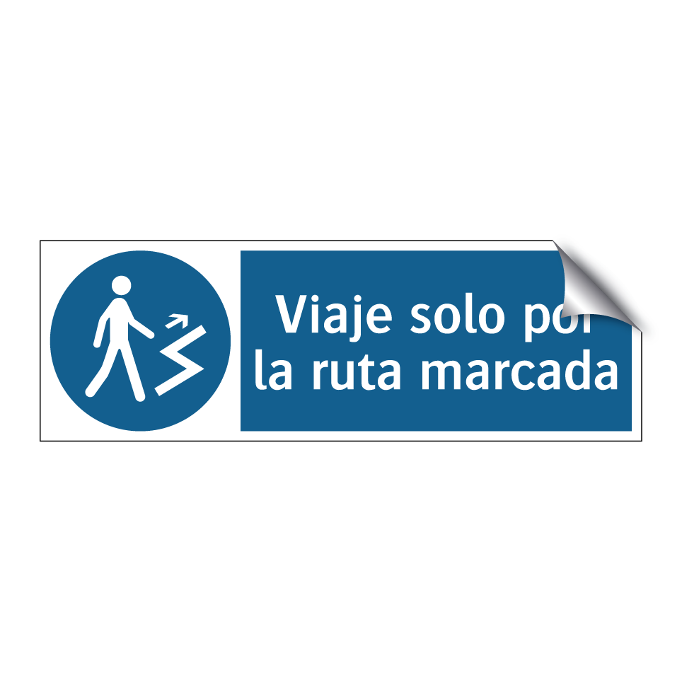 Viaje solo por la ruta marcada