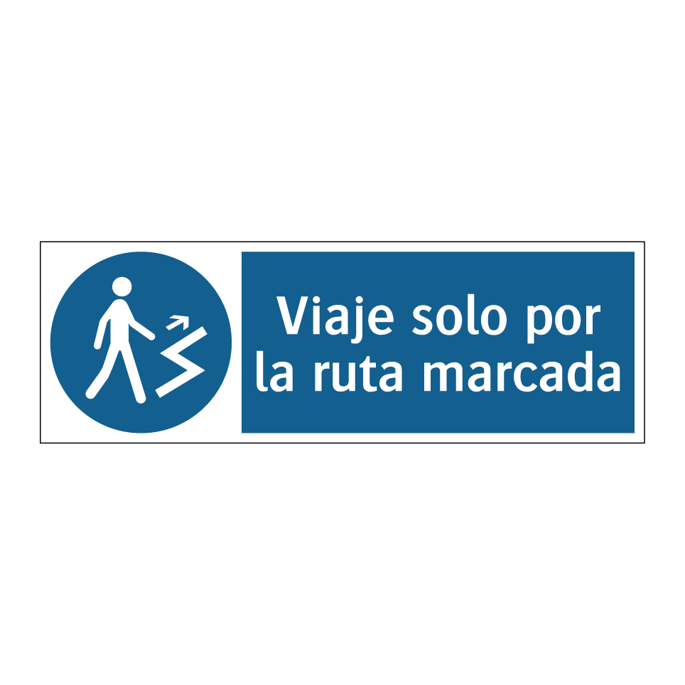 Viaje solo por la ruta marcada