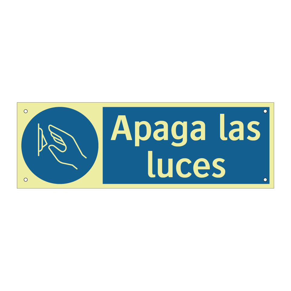 Apaga las luces