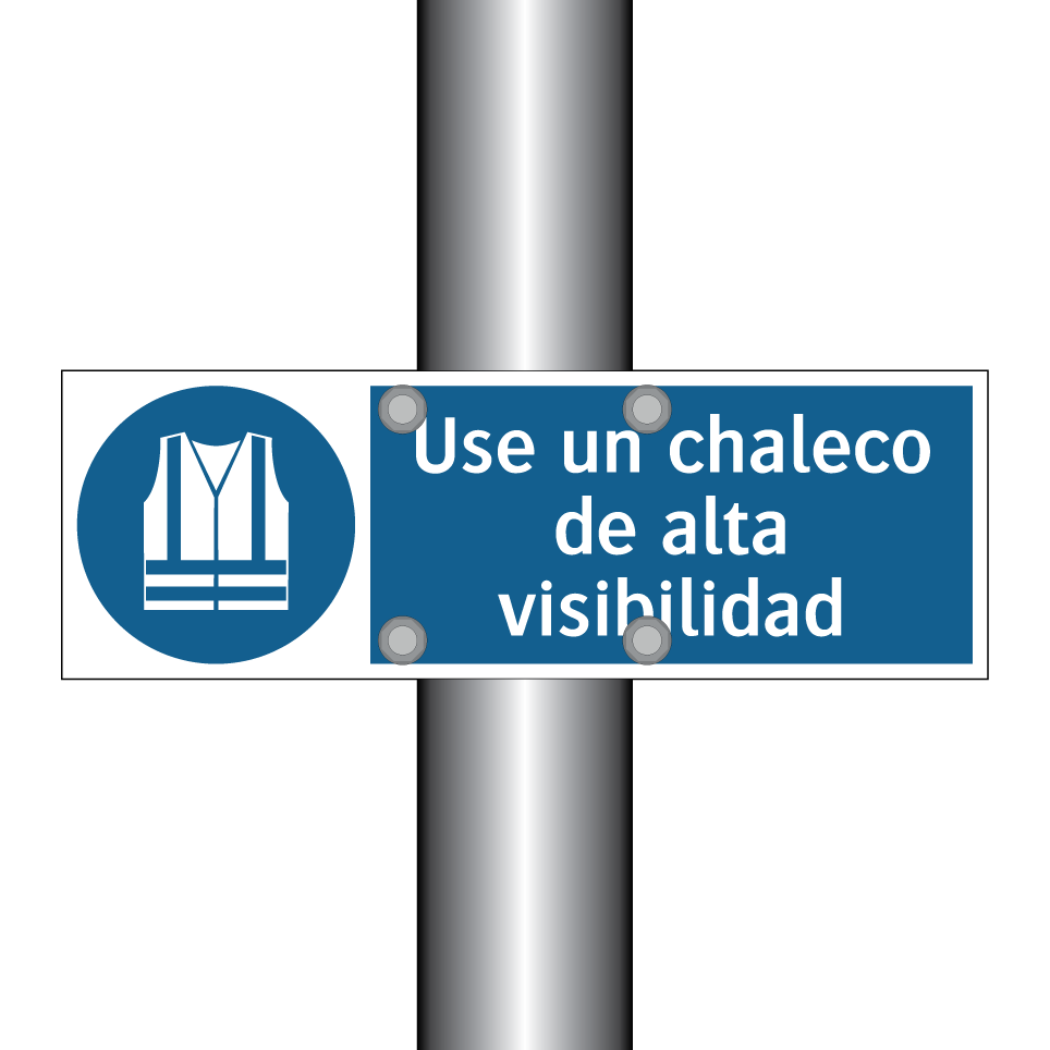 Use un chaleco de alta visibilidad