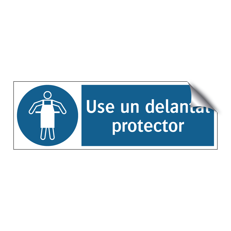 Use un delantal protector