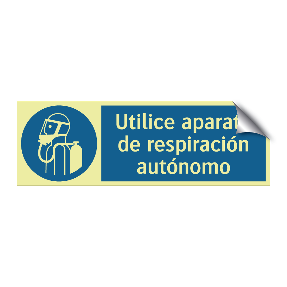 Utilice aparato de respiración autónomo