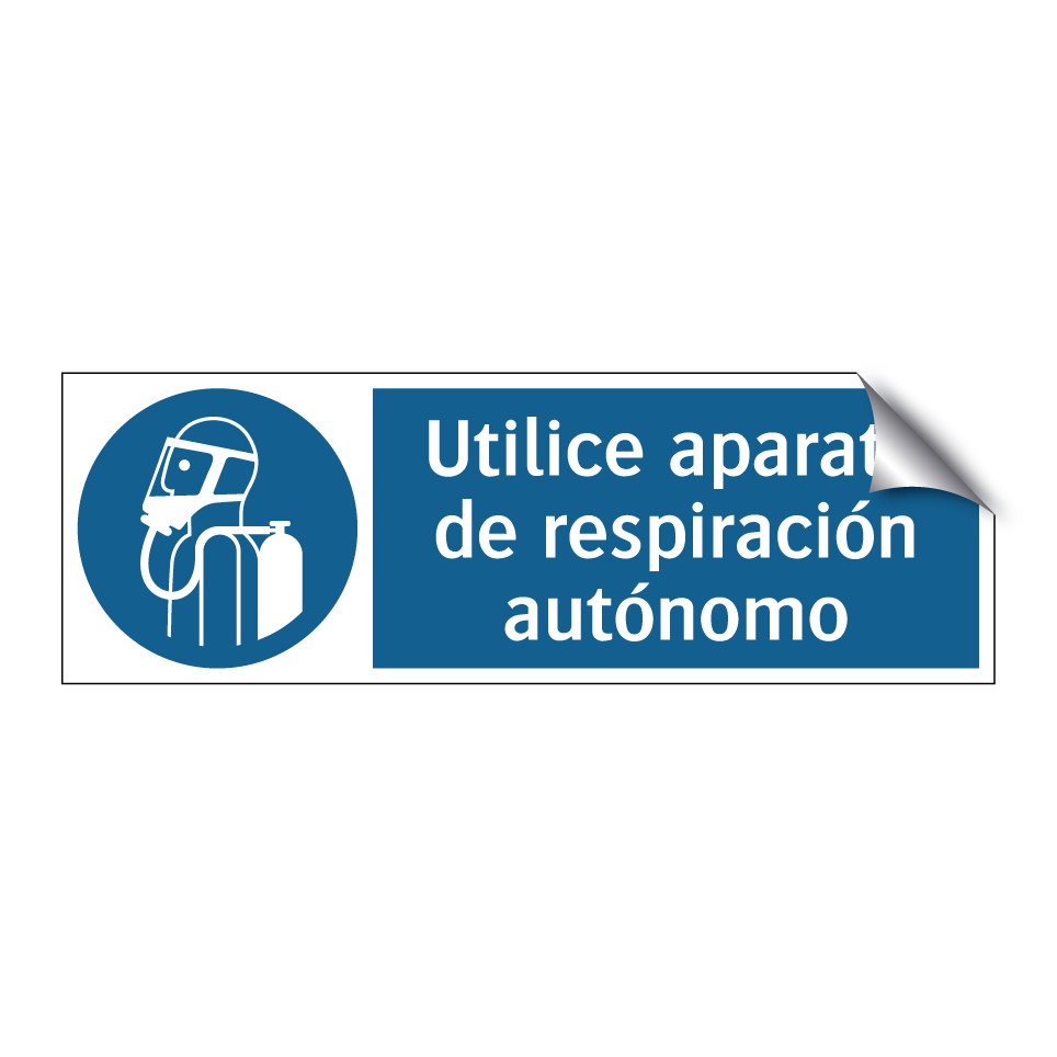 Utilice aparato de respiración autónomo