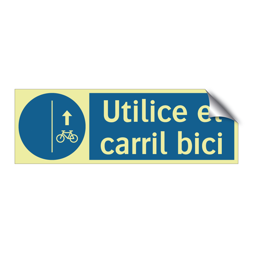Utilice el carril bici