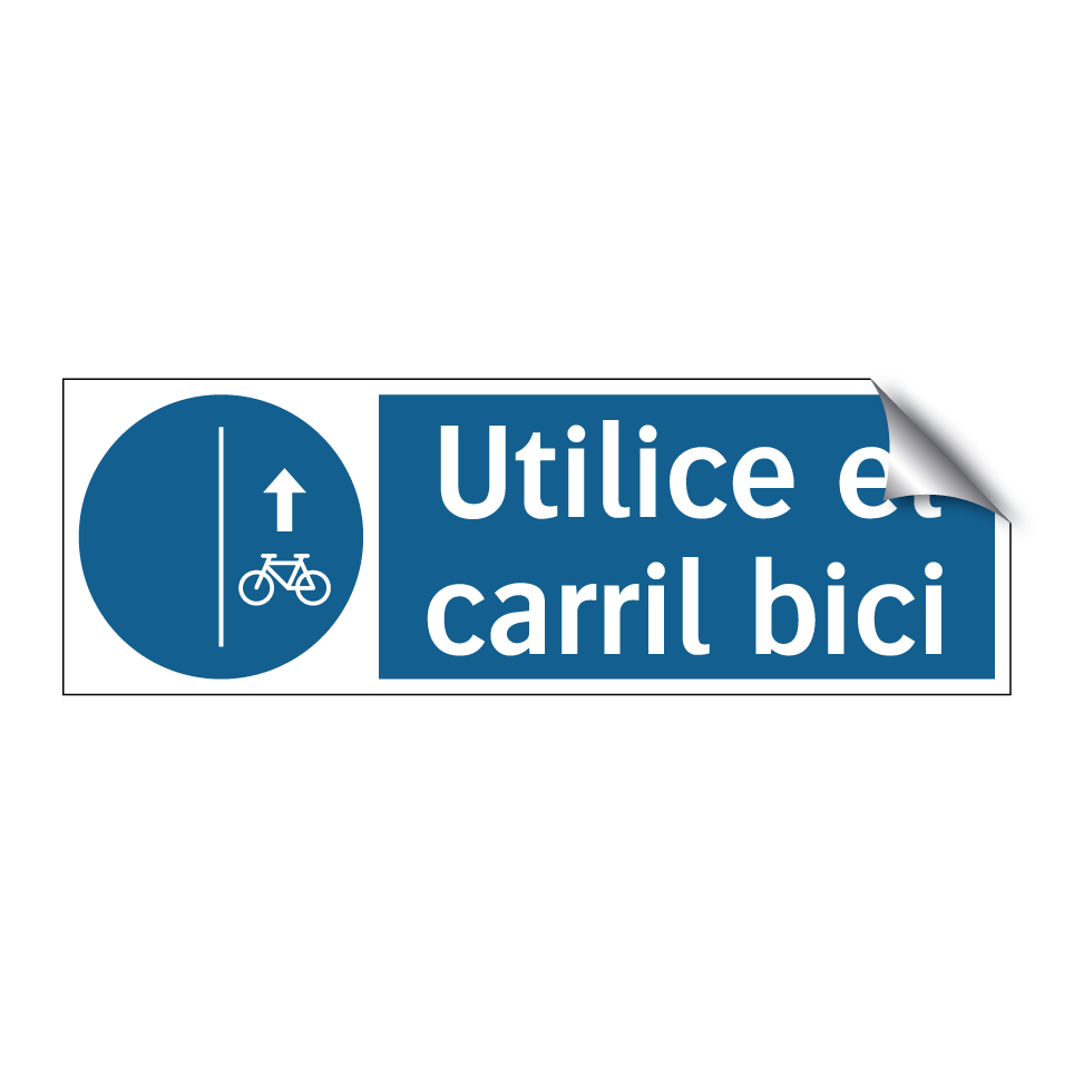 Utilice el carril bici