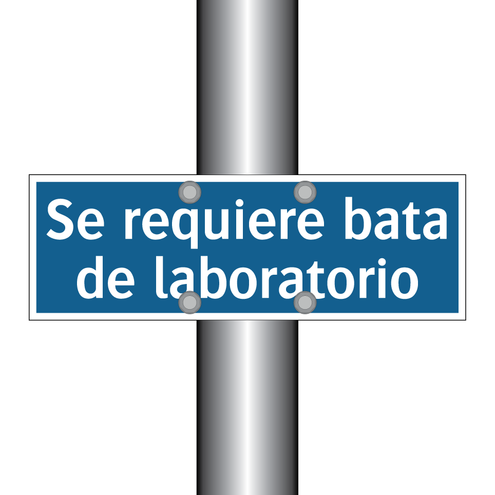 Se requiere bata de laboratorio
