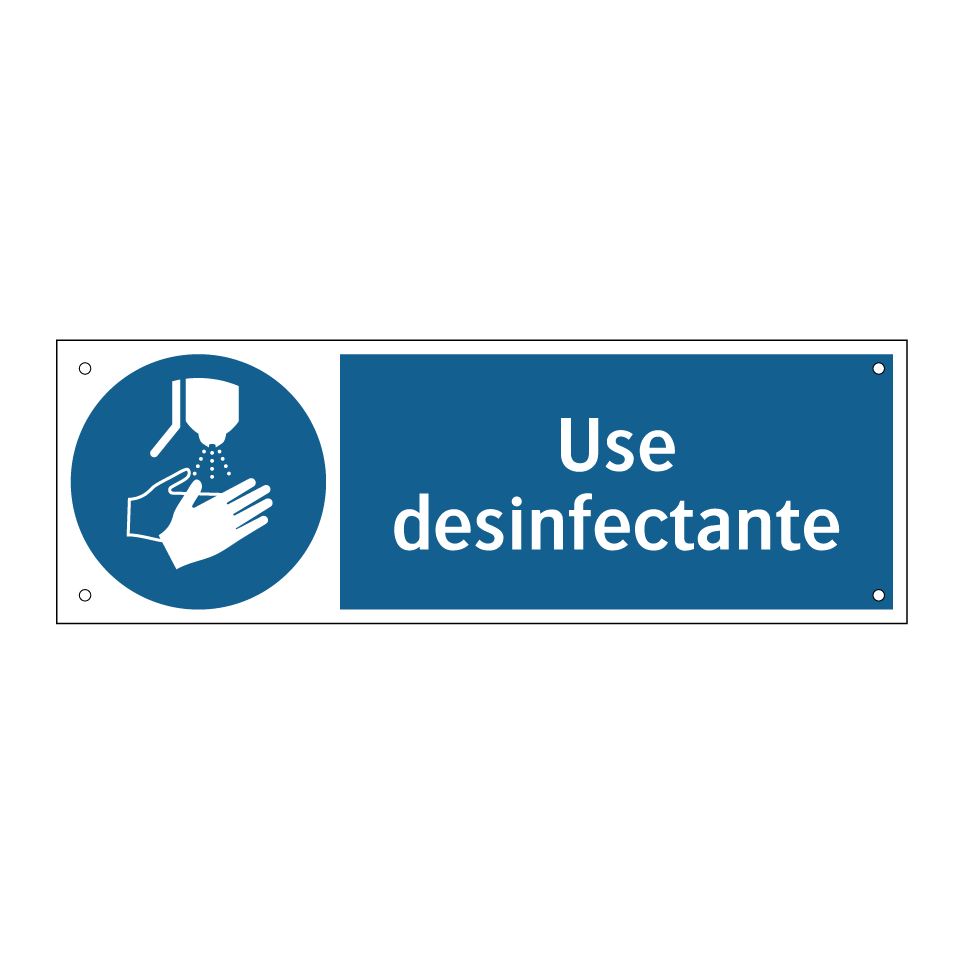 Use desinfectante