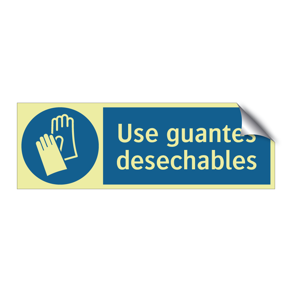 Use guantes desechables