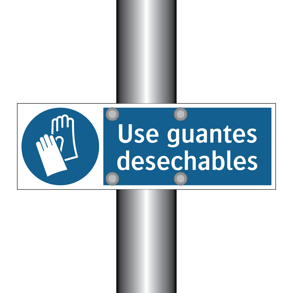 Use guantes desechables