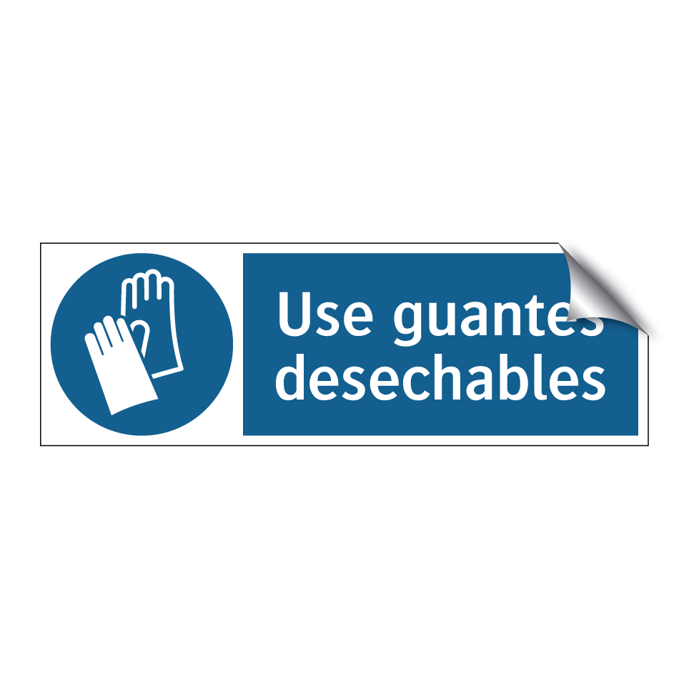 Use guantes desechables