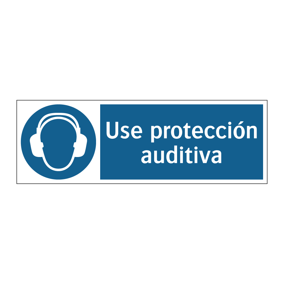 Use protección auditiva