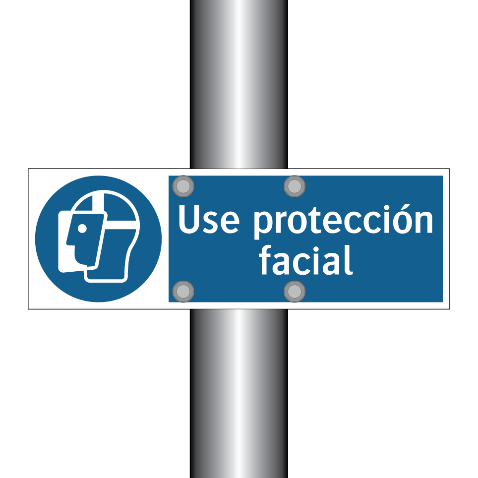 Use protección facial