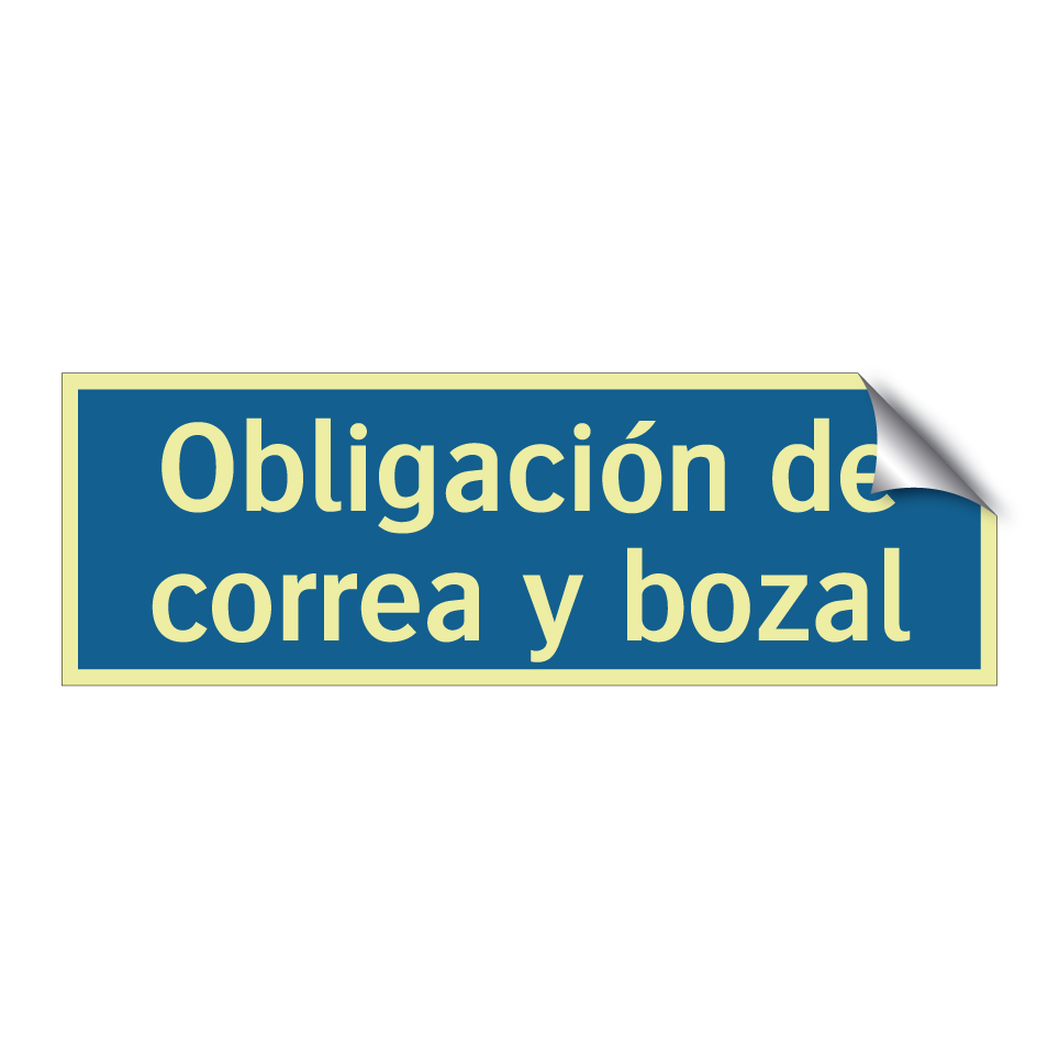 Obligación de correa y bozal